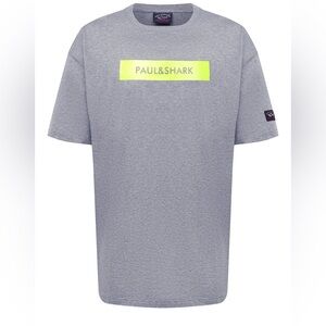 Paul & Shark Logo Gray T-Shirt